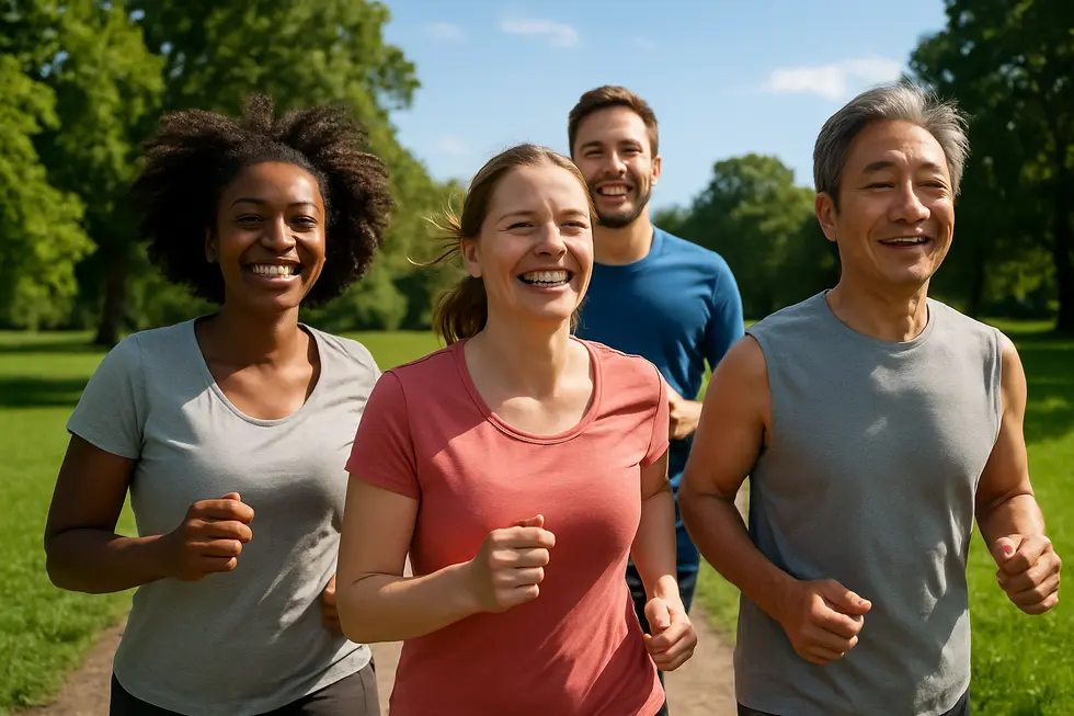 Regelmäßige Bewegung an der frischen Luft fördert die Stressresistenz.