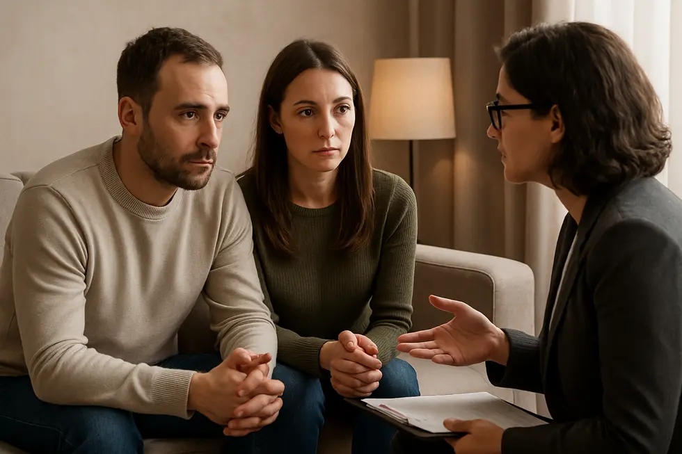 Familienmitglieder tauschen freundschaftlich Ideen aus und verstehen sich besser.